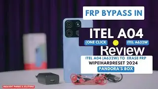 FRP BYPASS|REMOVE  IN  ITEL A04|ITEL A632W WIPE|HARDRESET PIN|PATTERN|PASSWORD UNLOCK|2024