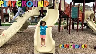 Outdoor Playground park for kids family fun vlog
