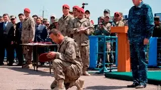 КАЗАХСТАН . КРАПОВЫЙ БЕРЕТ.