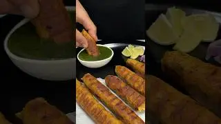 Chicken Seekh Kabab ASMR Cooking || 