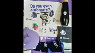 After a long wait, finally received Robocorp Swag