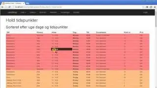 Simpel Table sorter - Skole projekt