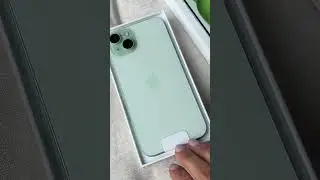 Unboxing iPhone 15 Plus Green 📦