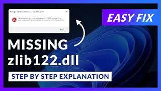 zlib122.dll Error Windows 11 | 2x FIX | 2023