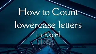 How To Count Lowercase letters in a string