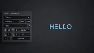 Write-O-Mator Pro | Animated Typeface Tool | VideoHive After Effects Script