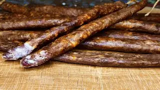 Сырокопченая колбаса рецепт домашний это просто и вкусно!