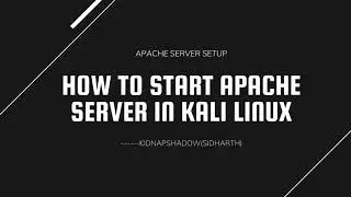 How to configure apache web server in kali linux | kali linux 2021.3