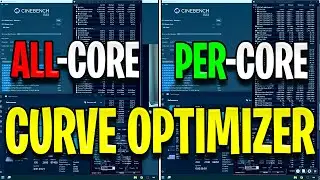 Ryzen 7 5700X || PBO Curve Optimizer All-CORE VS Per-CORE || Benchmark CPU 3 Apps