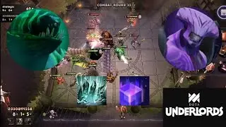 DOTA Underlords Endless Stun Tidehunter + Refresher Orb + Faceless Void #bestbuild #mobilegameplay