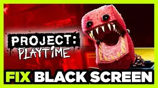 How to FIX PROJECT: PLAYTIME Black Screen!