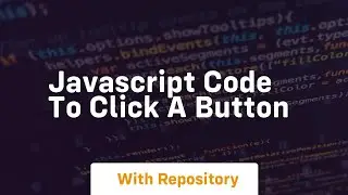 javascript code to click a button