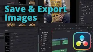 Save Still Image in DaVinci Resolve 17/18