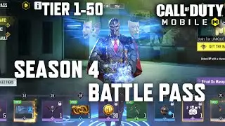 *NEW* Season 4 Battle Pass Tier 1-50 in COD Mobile | All BP Rewards | Season 4 COD Mobile Leaks 2023