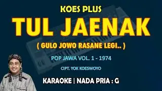 Tul Jaenak - Koes Plus KARAOKE nada pria G (Pop Jawa Vol.1 - 1974)