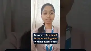 Become a Top Level Automotive Engineer with no Experience #automotiveembeddedsystemscourse #aicourse