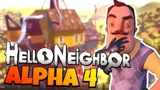 Hello Neighbor Alpha 4 Release Date Secret Revealed! - New Hello Neighbor Alpha 4 Secrets and Map!