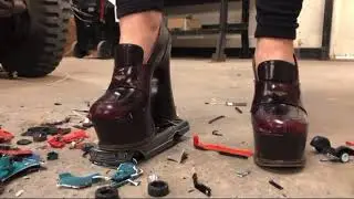 Woman Crushing Model Cars 17