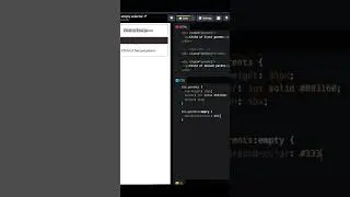 CSS empty selector 