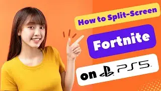 HOW TO SPLIT SCREEN FORTNITE ON PS5 2024! (FULL GUIDE)