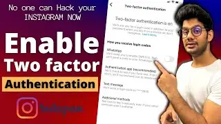 How to enable two factor authentication in instagram 2021 | Two Step verification (HINDI)