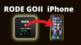 How to record audio with RODE GO II on an iPhone