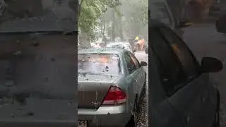07.08.2024 Ростов-на-Дону, дождь с градом обрушился на город.