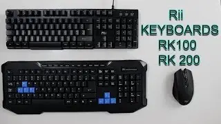 Rii RK100 & RK200 Keyboard review!