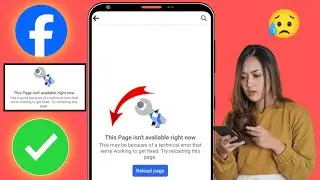 How to fix this page isn't available right now on Facebook | Facebook technical error(2025)