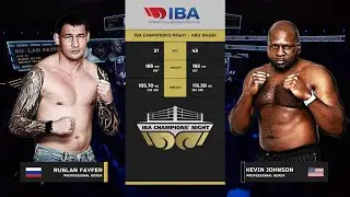 Ruslan Fayfer (Russia) vs  Kevin Johnson (USA) | IBA Champions' Night 2022