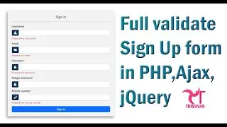 3.how to make full validated form in php ,ajax ,jquery in hindi