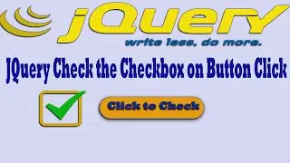 jquery check the checkbox on button click