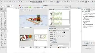 Editing Object Properties in ModelPort for ARCHICAD