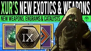 Destiny 2: XUR'S CLASS ITEM FARM & TASTY EXOTICS! Coin FARM, Catalysts, Engrams & Armor (6th Sept)