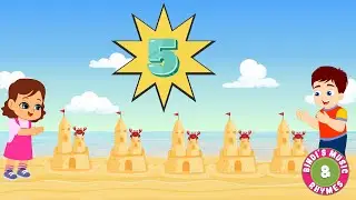 Number 5 Song | Learn Counting - Nursery Rhymes for kids | Bindis Music & Rhymes