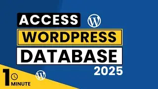 How To Access WordPress Database 2024 | Access WordPress Database PhpMyAdmin