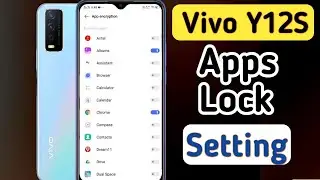 How to lock apps in vivo y12s/vivo y12s me app lock kaise kare/app lock setting