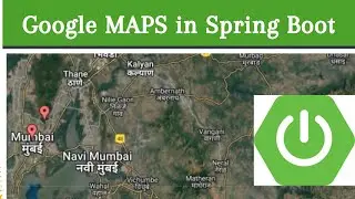 How to use google map in Spring Boot Application | google map with spring boot