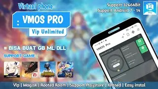 VMOS PRO Vip Forever Full SetUp Support Android 7-14 + Cara Install