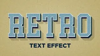 CorelDraw Tutorial #28 | Retro Text Effect