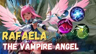 LIFESTEAL + HEALING EFFECT BUILD IN RAFAELA IS CHEATING || RAFAELA BEST BUILD 2025 || MOBILE LEGENDS