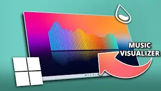 Windows 11 customizable music visualizer Rainmeter skin || ModularVisualizer || Customize Windows 11