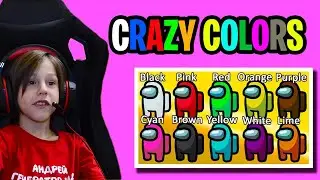 Как выбрать gamemode CRAZY COLORS в Among Us на телефоне и ПК  Играю в новый режим в Амонг Ас