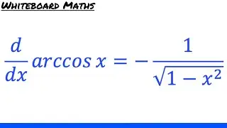 Derivative of arccos x