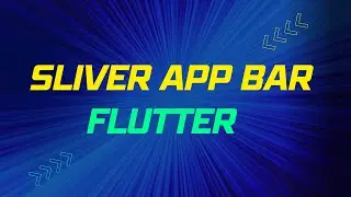 FLUTTER TUTORIAL - Sliverappbar - The simplest way to create it