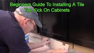 Beginners Guide To Tiling A Kitchen Cabinet Toe Kick