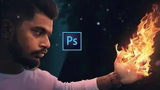 Fire in Hand Photoshop (Speed Art)