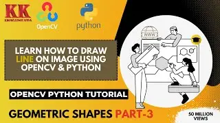 Draw Line using opencv || Opencv Python draw line || Opencv Full Python Tutorial || @KnowledgeKida