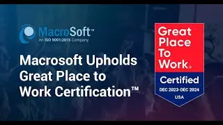 Macrosoft Inc., NJ recognized Great Place to Work in 2024