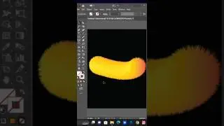 How to make fur text in Abode Illustrator #adobeillustrator #illustratortutorial #illustrator